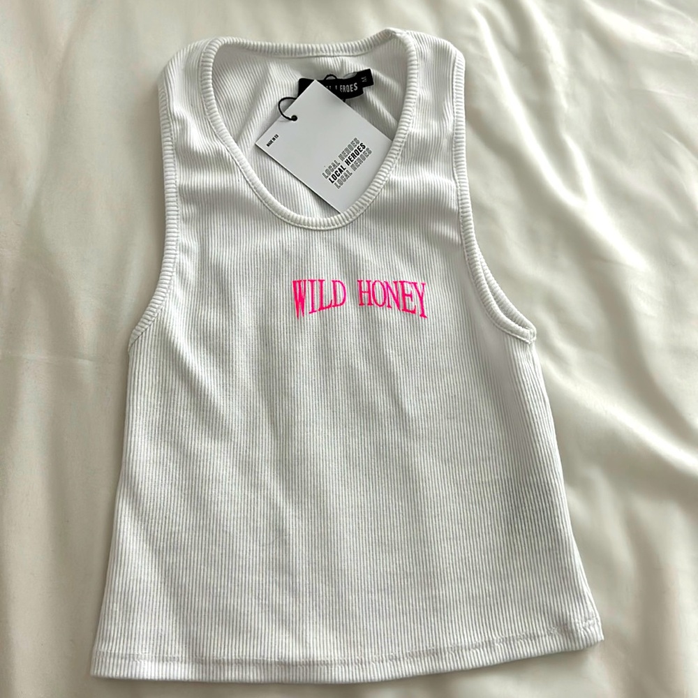 NWT white tee